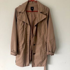 GAP TAN TRENCH COAT PEACOAT SIZE S